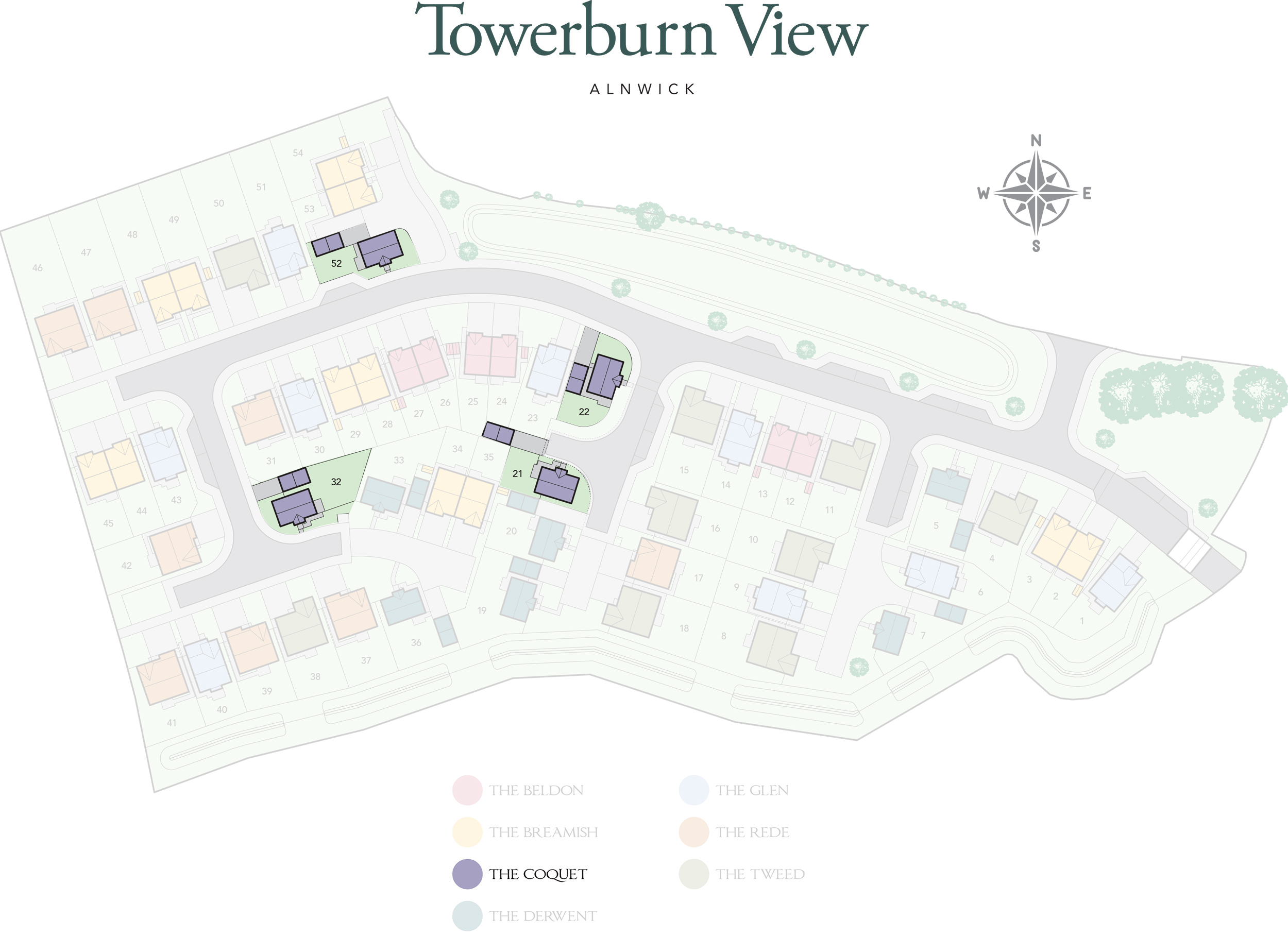 The Coquet - Site Plan