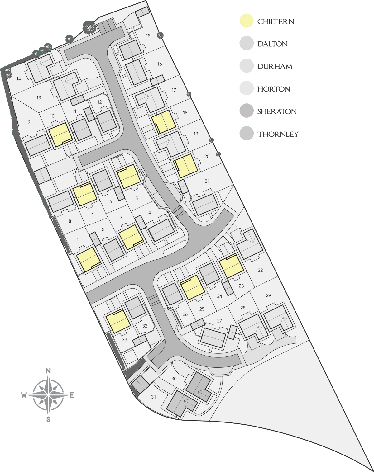 The Chiltern - Site Plan