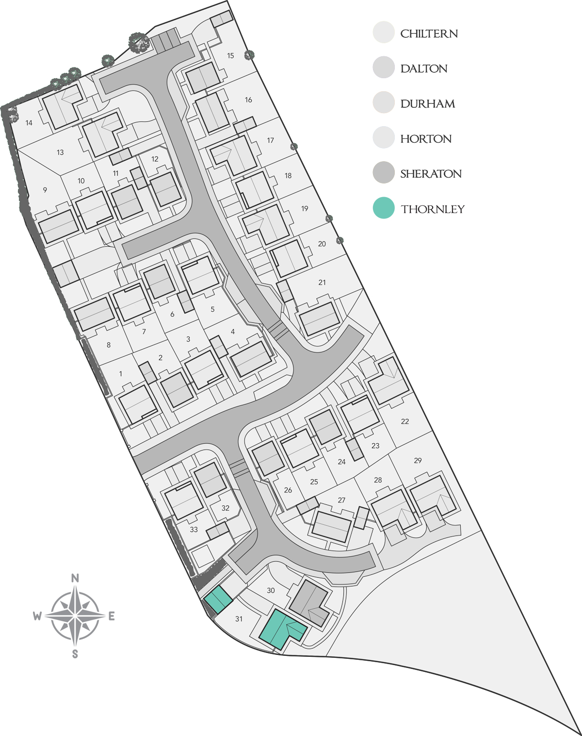 The Thornley - Site Plan