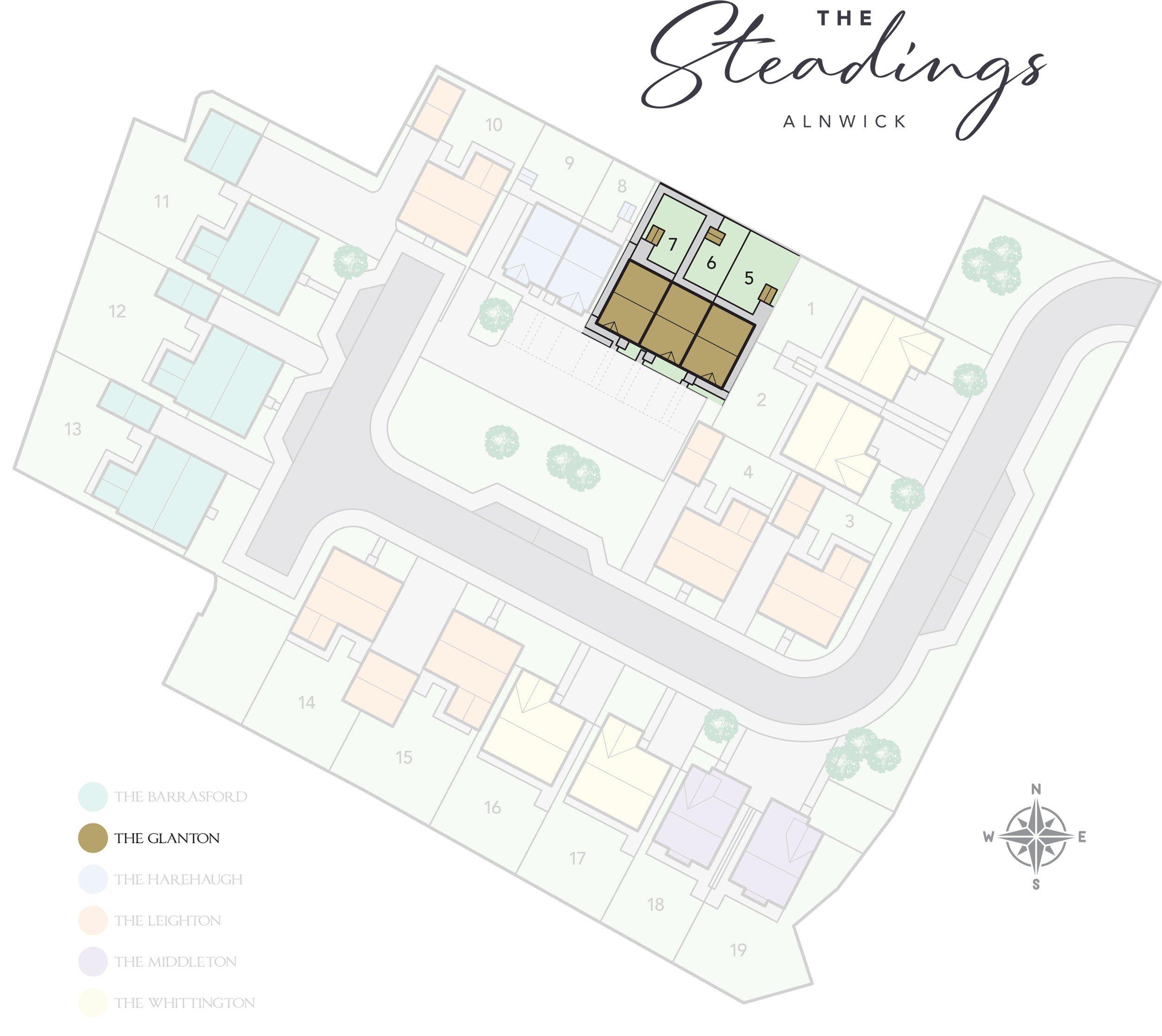 The Glanton - Site Plan