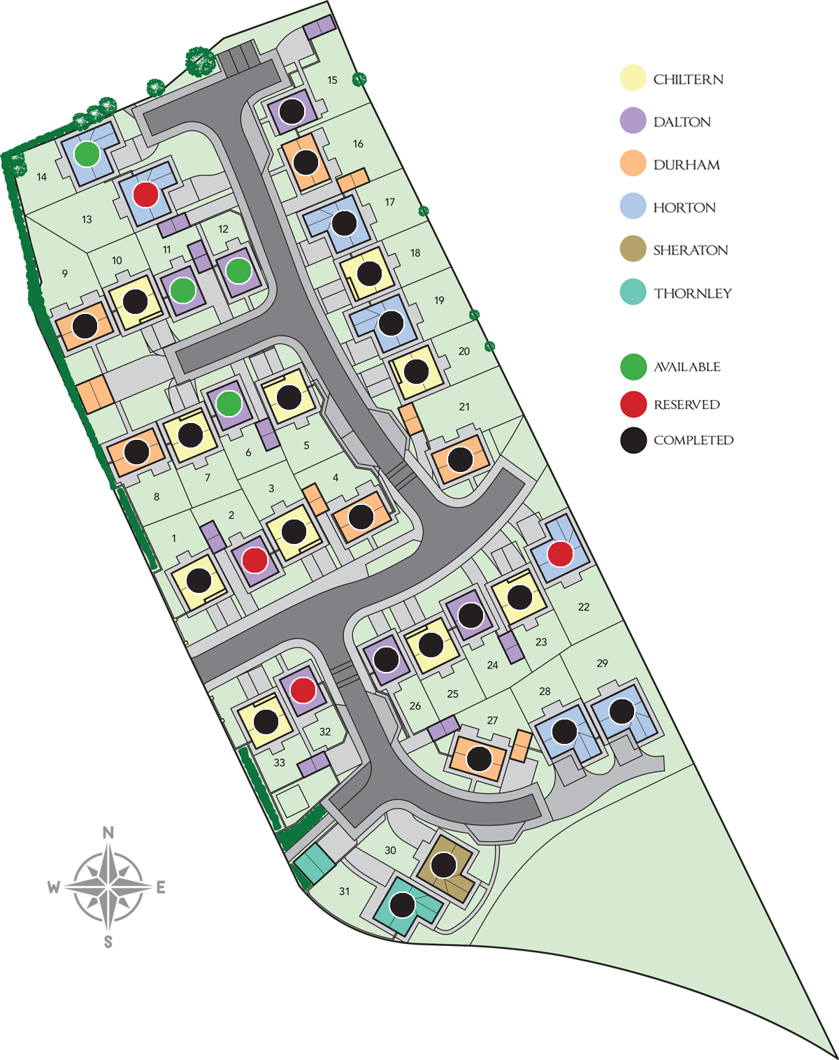 Rennington Meadow - Site Plan