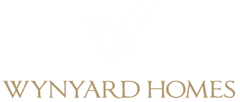 Wynyard Homes Logo - White and Gold
