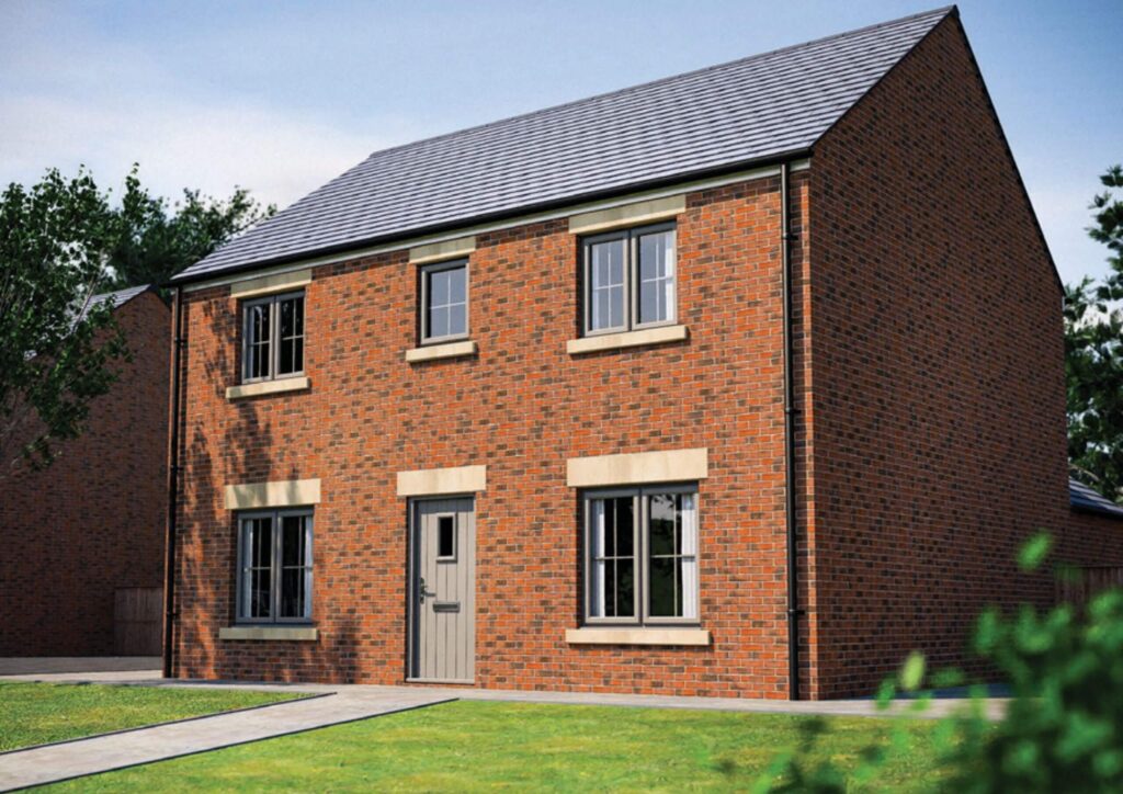 The Leighton, a spacious three bedroom detached house with detached garage