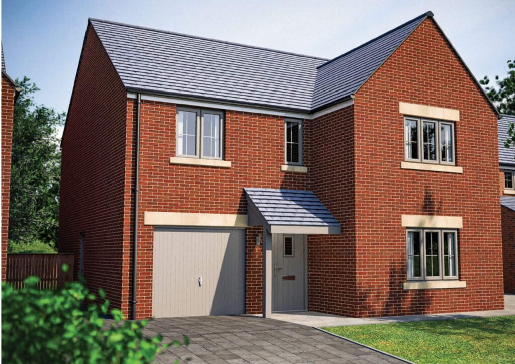 The Whittington, a spacious four bedroom detached house with integral garage