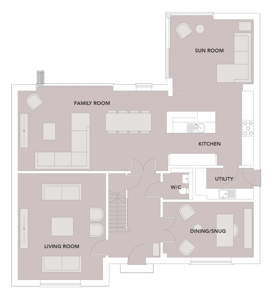 The Malton, Copperfield Park Luxury Home Middleton Tyas, Floor Plan Ground