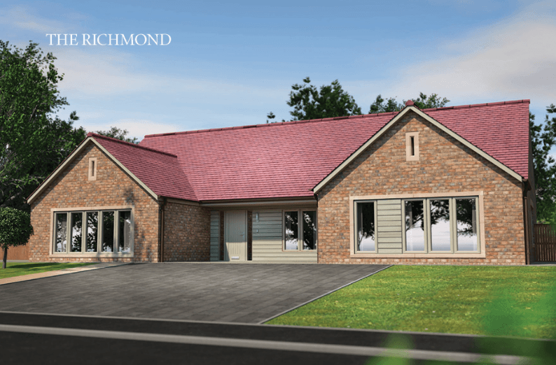 The Richmond, New Build 3 bedroom detached bungalow, Greenwood Park
