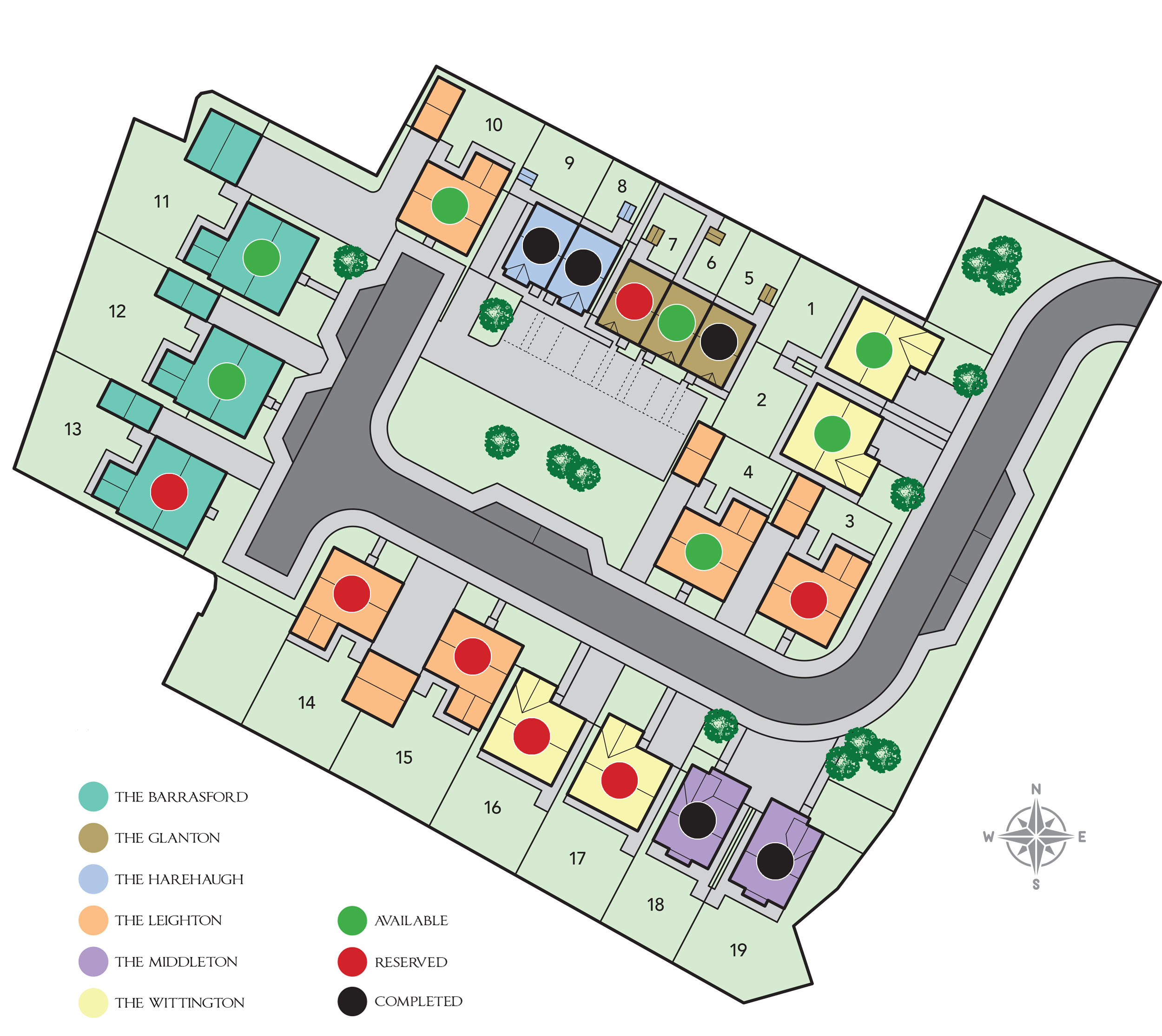 The Steadings Site Map