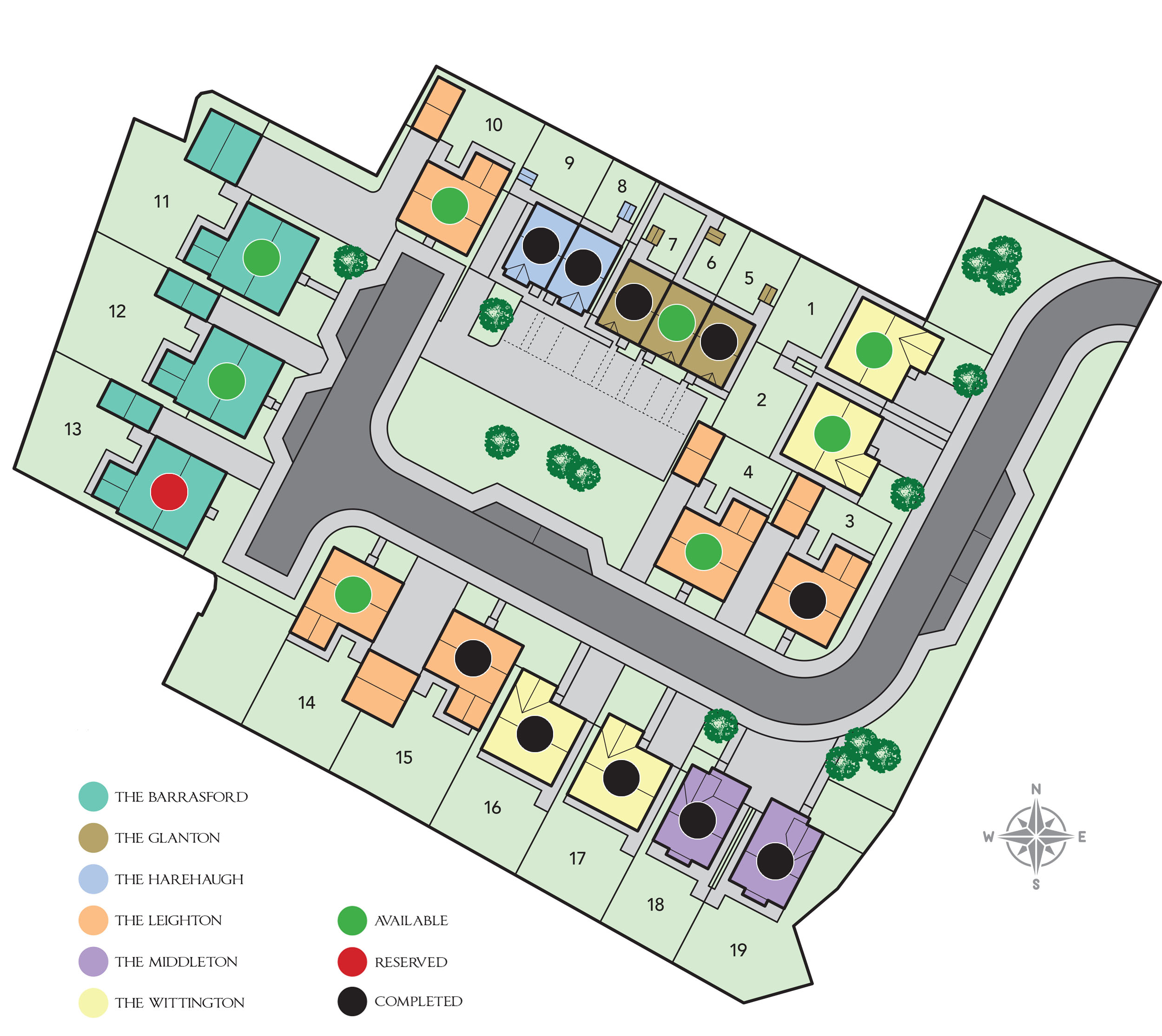 The Steadings Site Map