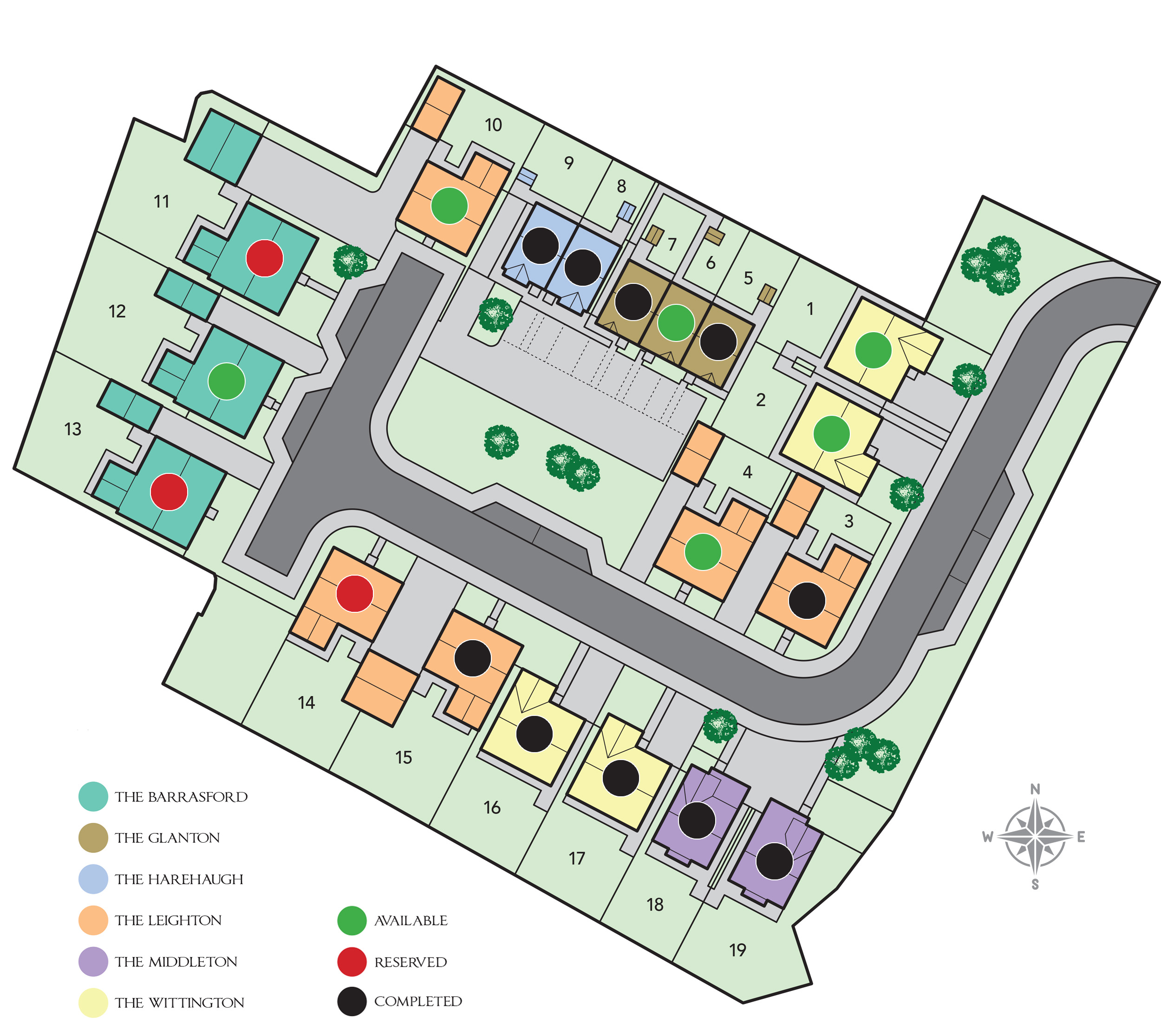 The Steadings Site Map