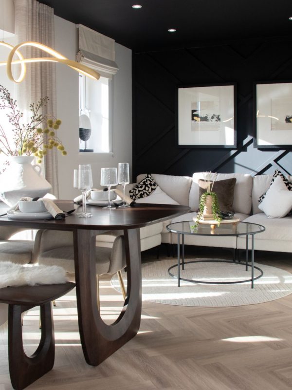 new build homes Towerburn View Northumberland open plan