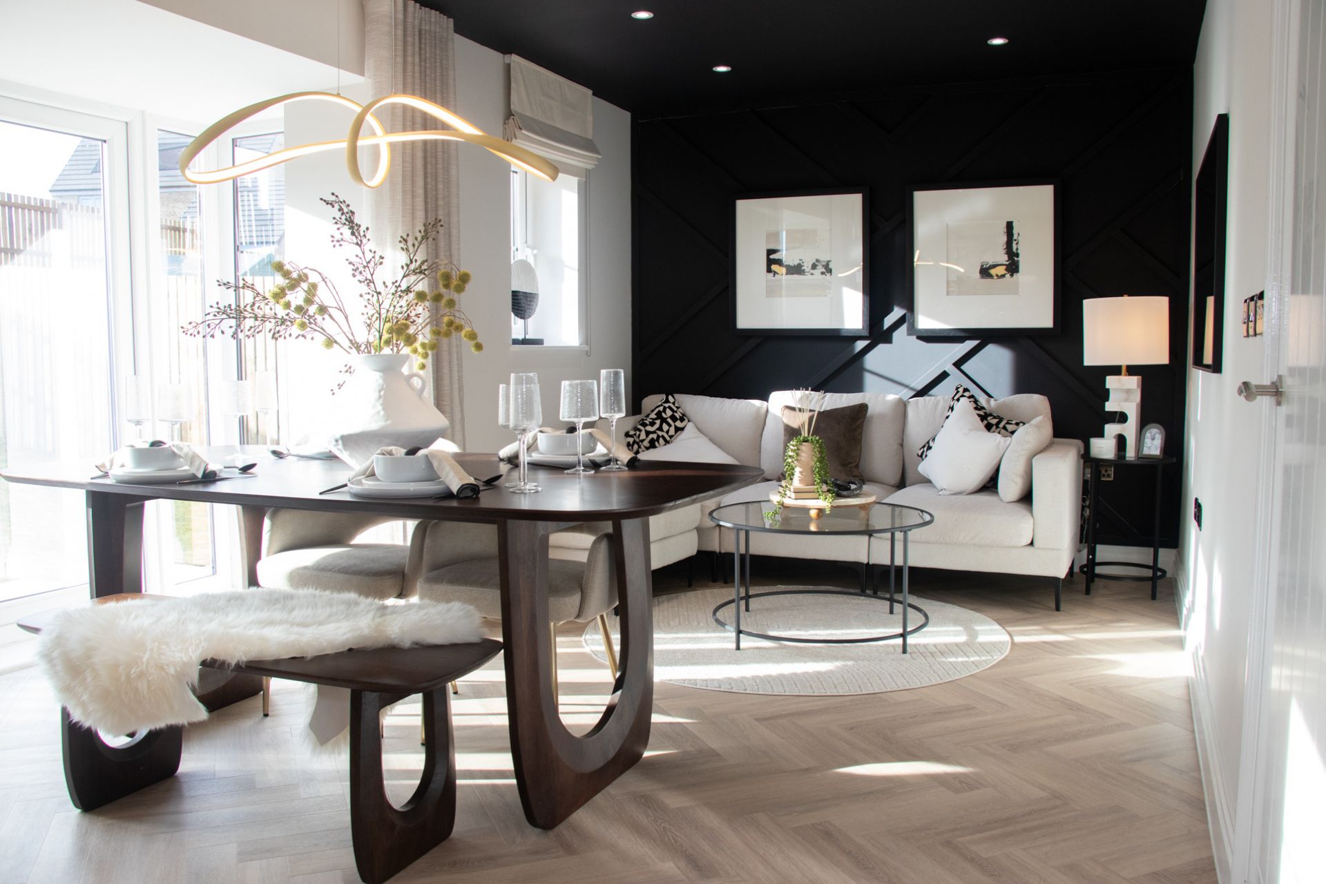 new build homes Towerburn View Northumberland open plan