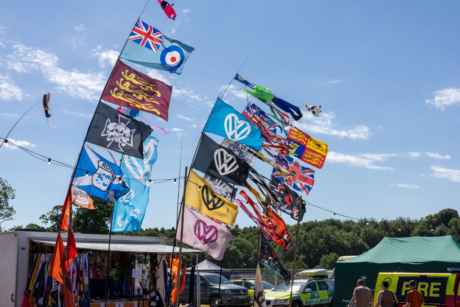 Flag collection Mighty Dub Fest Northumberland 2026