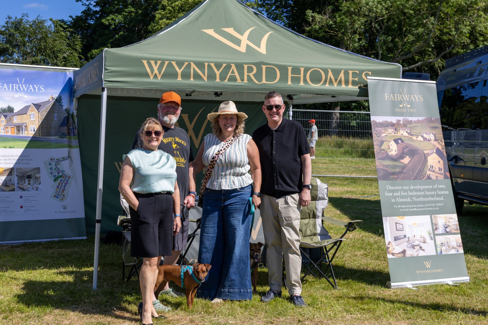 Wynard Homes exhibit at Mighty Dub Fest Northumberland 2026