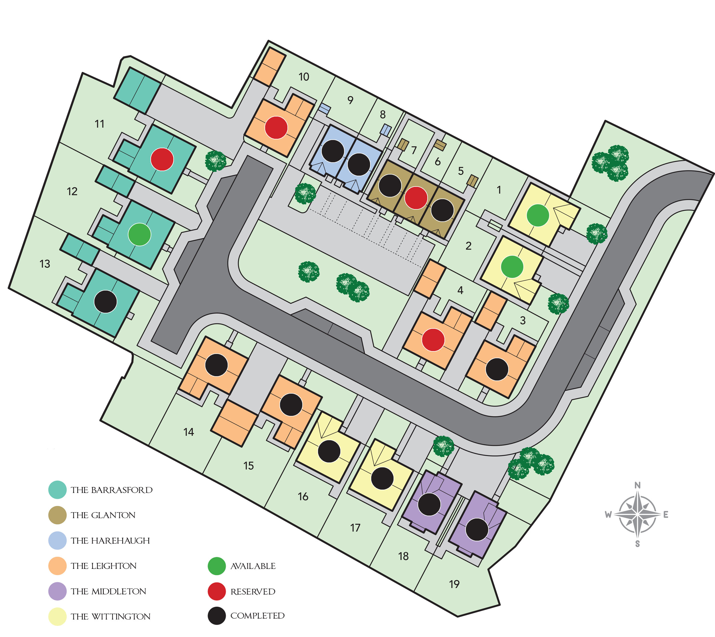 The Steadings Site Map